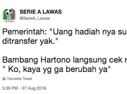 Guyonan Usil Netizen Ketika Bambang Hartono Raih Perunggu