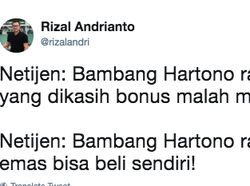 Guyonan Usil Netizen Ketika Bambang Hartono Raih Perunggu