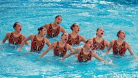Dalam pertandingan renang artistik ini, tim renang Indonesia mengantongi poin 132.2726 dan berada di posisi 10. Sedangkan China berhasil menjadi Juara dan merebut medali emas.