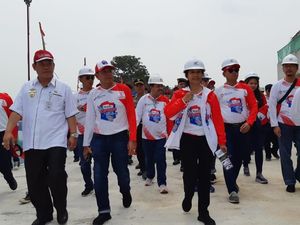 Saat Rini Soemarno Blusukan 10 Jam Susur Tol Trans Sumatera