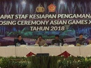 9.422 Personel Polri-TNI Amankan Pesta Penutupan Asian Games