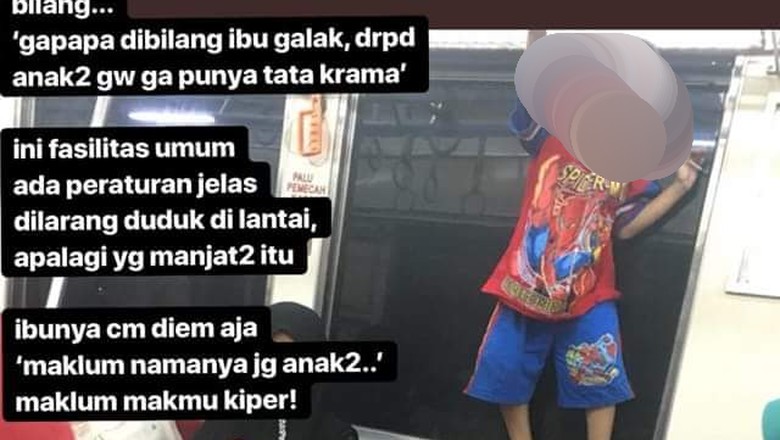 Viral Foto Anak-anak Main di KRL dan Diprotes Penumpang Viral Foto Anak-anak Main di KRL dan Diprotes Penumpang