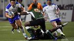 Kerasnya Pertandingan Rugby Korsel vs Sri Lanka