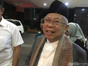 Maruf Amin Bicara Pelukan Jokowi-Prabowo: Inspirasi Kedamaian