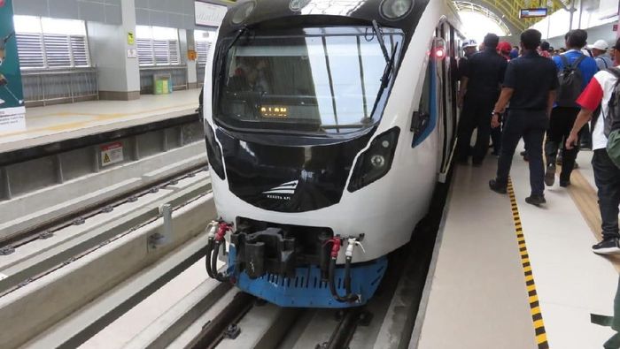 Penampakan LRT Palembang (Foto: Fadhly F Rachman) Penampakan LRT Palembang (Foto: Fadhly F Rachman)