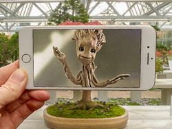 Kreatif! Gambar di iPhone Disatukan dengan Dunia Nyata