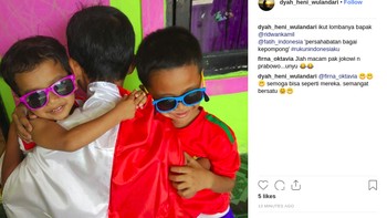 Melalui akun Instagram @ridwankamil, pria yang akrab disapa Kang Emil ini menjanjikan hadiah untuk foto terbaik. Berikut adalah beberapa foto yang sejauh ini sudah masuk untuk mengikuti lomba foto dengan tagar #RukunIndonesiaku tersebut. Mesra sekaligus kocak! (Foto: Instagram)