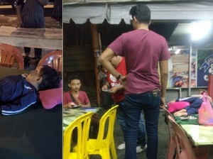 Waduh! Usai Makan, Keluarga Ini Lupa Bawa Anaknya yang Sedang Tidur