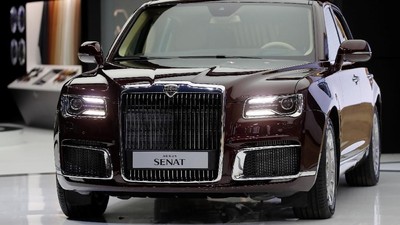 Potret Aurus Senat, Kado Mobil Mewah dari Putin untuk Kim Jong Un