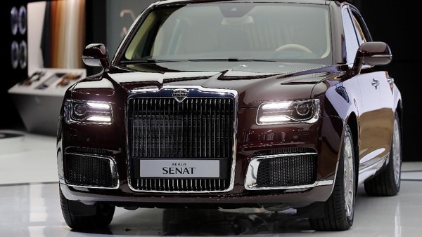 Potret Aurus Senat, Kado Mobil Mewah dari Putin untuk Kim Jong Un