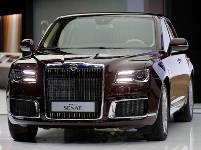 Potret Aurus Senat, Kado Mobil Mewah dari Putin untuk Kim Jong Un