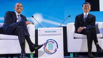 Menjadi pembicara bersama Barack Obama. Foto: istimewa