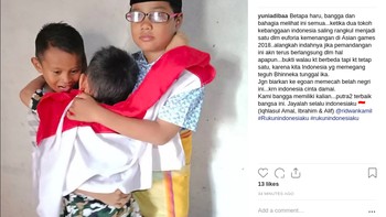 Kebanyakan foto anak-anak kecil yang memperagakan ulang foto Jokowi dan Prabowo. Hasilnya bikin gemas. (Foto: Instagram)