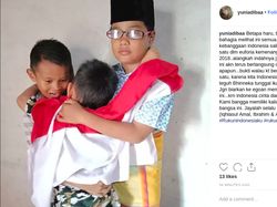 Mesranya! Ramai-ramai Foto Berpelukan ala Jokowi-Prabowo