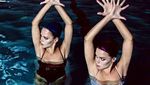 Mengintip Latihan Renang Artistik Si Kembar Cantik dari Kazakhstan