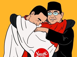 Tak Disangka! Hanifan yang Peluk Jokowi dan Prabowo Suka Drag Race