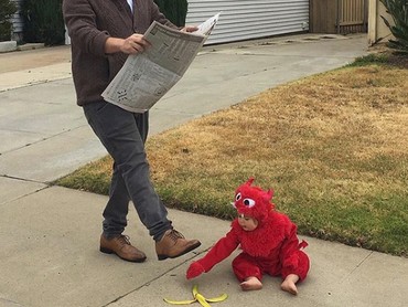 Foto Kocak Ayah dan Anak Ini Bisa Bikin Kamis Kita Makin Ceria