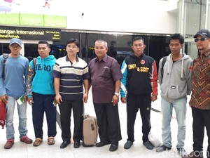 4 Nelayan Aceh yang Ngambang di Laut Thailand 8 Hari Dipulangkan