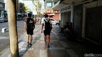 Begini suasana di Little Tokyo Blok M, Jakarta Selatan, Kamis (30/8).