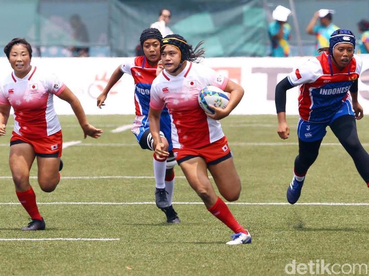 Jepang Taklukkan Tim Rugby Putri Indonesia