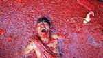 160 Ton Tomat Meriahkan Festival Tomatina 2018 di Spanyol