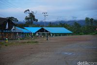 Pasar Pagi Anggi di sudut pusat kota Pegaf (Masaul/detikTravel)