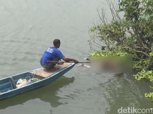 Mayat Pria Setengah Telanjang Ditemukan Warga di Sungai Brantas