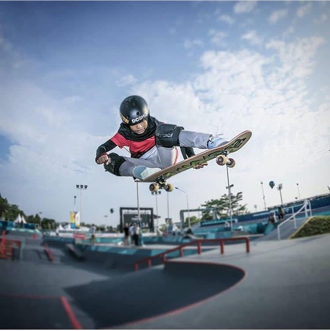 Menduduki peringkat ketiga, Nyimas menjadi yang termuda di antara yang lainnya. Pada laga itu, medali emas dimenangkan oleh Margielyn dari Filipina dan medali perak dimenangkan Kaya Isa dari Jepang. Foto: dok. Instagram