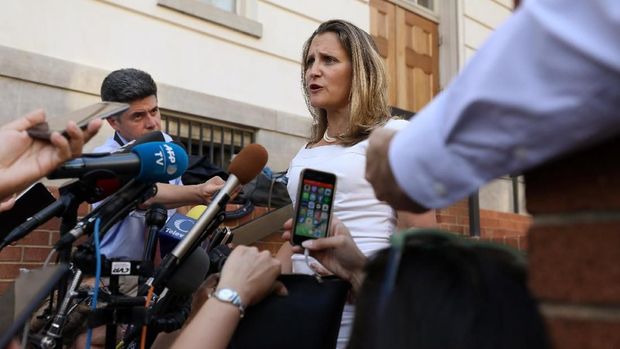Menteri Luar Negeri Kanada Chrystia Freeland