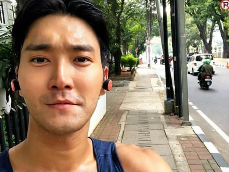 Ini Potret Siwon Suju Jogging di Jakarta Sebelum Tutup Asian Games
