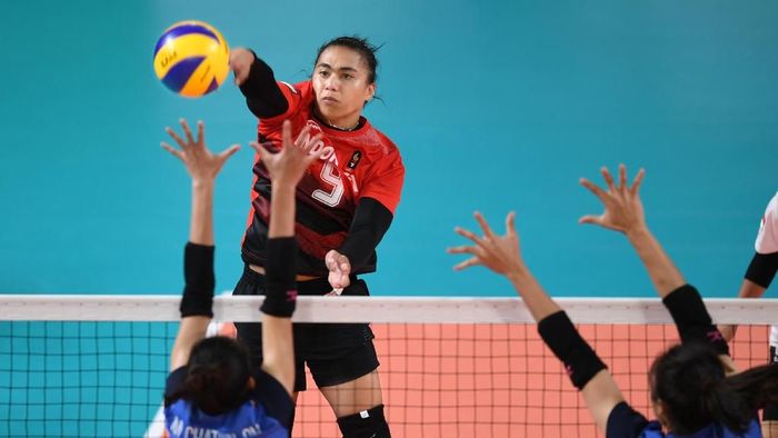 Aprilia Manganang memperkuat Popsivo Polwan di Proliga 2019 (Nugroho Sejati/ANTARA FOTO/INASGOC) Aprilia Manganang memperkuat Popsivo Polwan di Proliga 2019 (Nugroho Sejati/ANTARA FOTO/INASGOC)