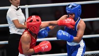 Sementara laju Huswatun Hasanah terhenti di semifinal dan berhak atas perunggu Asian Games 2018.