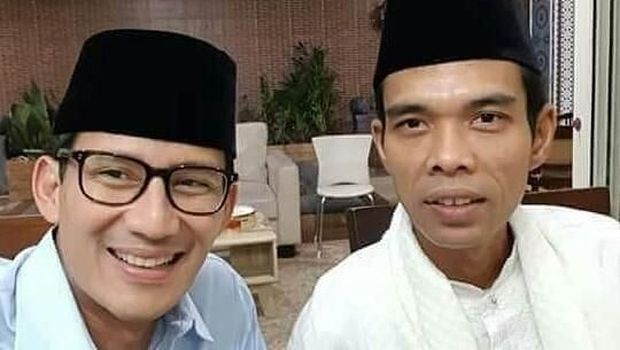 Sandiaga bertemu Ustaz Abdul Somad / 