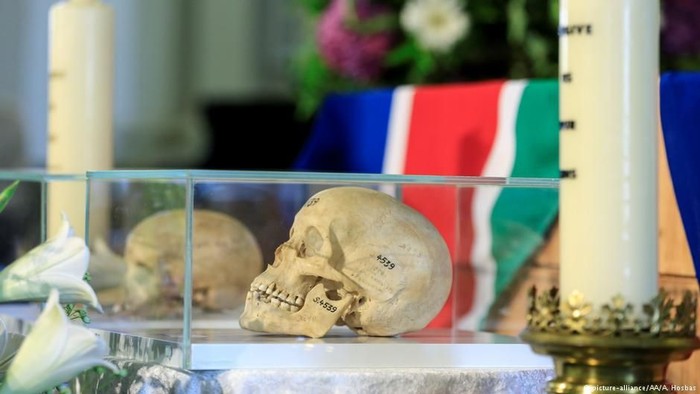 Jerman Kembalikan Tengkorak Suku Asli Namibia Korban Pembantaian