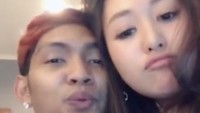 Kathy Indera dan Young Lex membuat publik heboh karena video mesra keduanya di dunia maya. Dok. Instagram/young_lex18