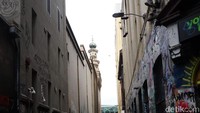 Inilah Hosier Lane, gang dengan banyak grafiti unik di Melbourne CBD, Australia (Shinta/detikTravel)