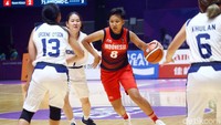 Tim basket putri Indonesia berhasil menundukkan tim basket putri Mongolia.