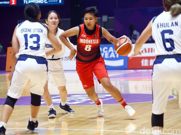 Kalahkan Mongolia, Basket Putri Indonesia Bertengger di Peringkat 7