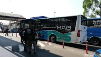 Direktur Utama PT Angkasa Pura II, Muhammad Awaluddin, mengatakan operasi terbatas ini dilakukan dalam rangka melengkapi berbagai persyaratan dari MAB untuk mendapatkan izin pengoperasian bus listrik. Foto: Rizki Pratama