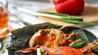 Netizen @nanakoot_culinary membuat kepiting asap sendiri di rumahnya. Menurutnya kepiting asap ini jadi semakin enak dan beraroma kuat. Foto : instagram