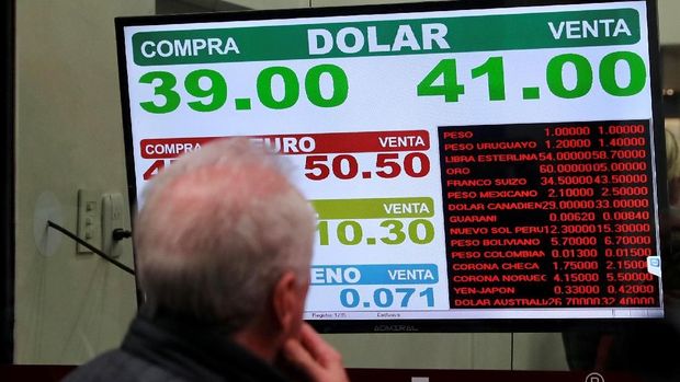Money Changer di Buenos Aires, Argentina
