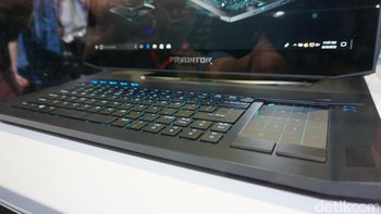 Predator Triton 900 juga mengadopsi Dual Aeroblade 3D Fans 4th Generation yang merupakan sistem pendingin terbaru dari Acer. Foto: Muhamad Imron Rosyadi/detikINET