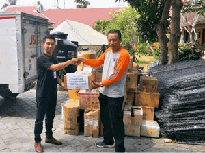 J&T Express Kirim 400 Kg Bantuan untuk Korban Gempa Lombok