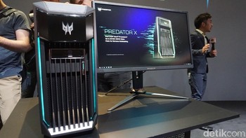 Perangkat ini ditenagai dengan dua prosesor Intel Xeon. Foto: Muhamad Imron Rosyadi/detikINET