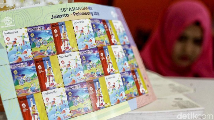 Memeriahkan penyelenggaraan Asian Games 2018 Pos Indonesia mengeluarkan perangko bertema Asian Games. Perangko itu siap dipasarkan di Kantor Pos Filateli.