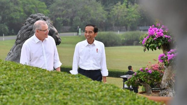 Scott Morrison dan Jokowi / 