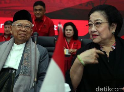 Maruf Amin Hadiri Rakornas PDIP