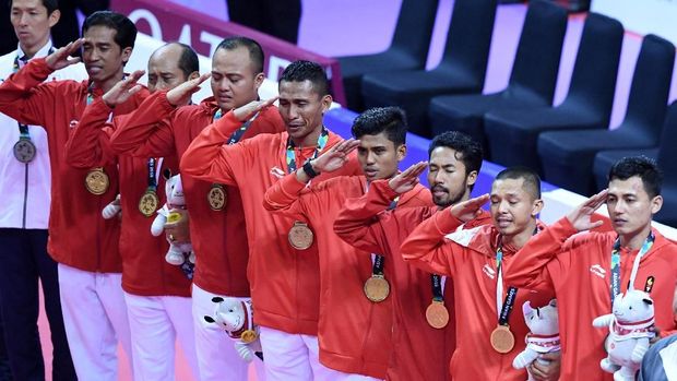 Sepak takraw menambah torehan medali emas Indonesia di Asian Games 2018.