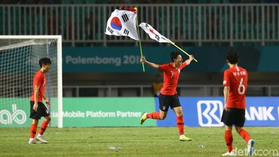 Melihat Aksi Son Heung-min di Final Asian Games 2018