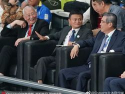 Potret Keseruan Jack Ma Nonton Final Voli di Asian Games